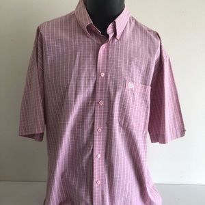 Mens Western Cinch Short Sleeve Button Shirt